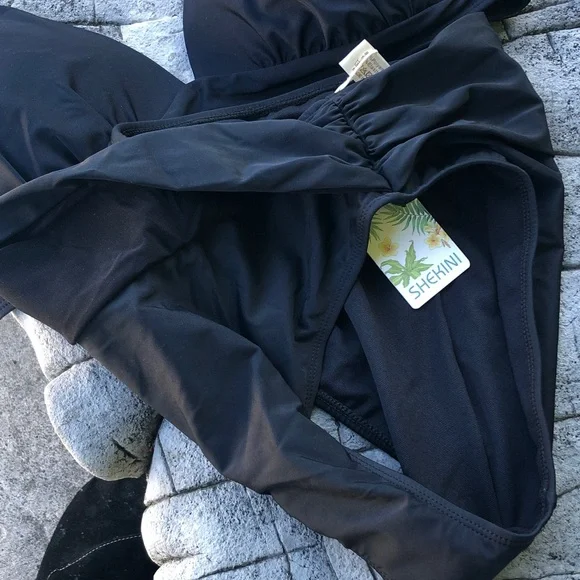 Shekini(L) Black Women's Swim Bottom - Picture 6 of 7